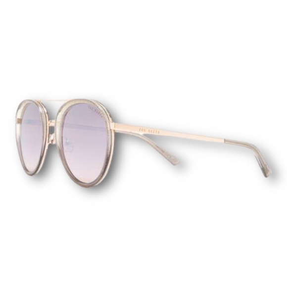 Ted Baker London Gradient Aviator Sunglasses Blush NWT - Picture 2 of 5